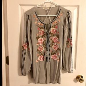 Boutique Style Flowy Top